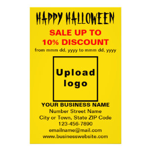 Venta de negocios de Halloween en papel de foto am