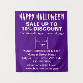 Venta de negocios de Halloween en Tapiz Púrpura