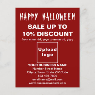 Venta de Negocios de Halloween en Volante Rojo