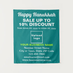 Venta de negocios de Hanukkah en Tapiz Verde Verde
