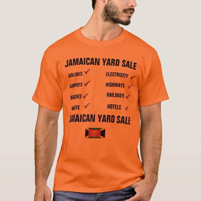 VENTA DE PATIO JAMAICANA. WS. Camiseta (Anverso)