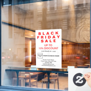 Venta del Viernes Negro Empresarial Vinilo para Ve