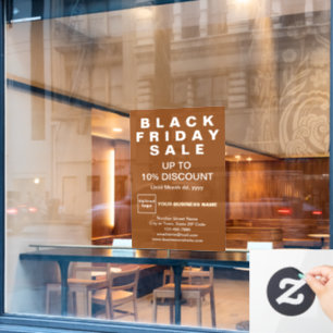 Venta del Viernes Negro Empresarial Vinilo para Ve