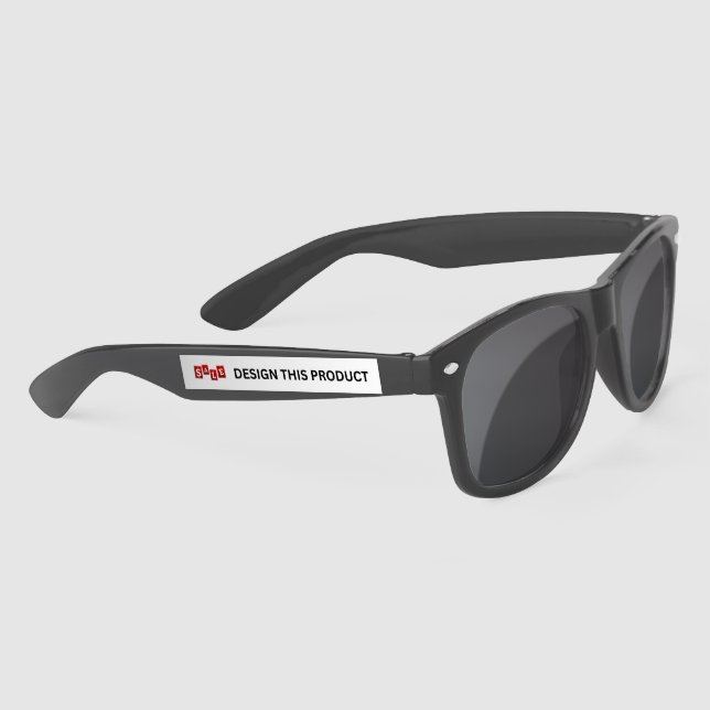 VENTA! Gafas de sol plásticas - Negro - Personaliz (Derecha)