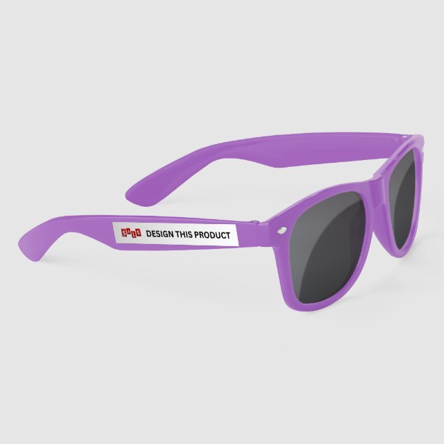 VENTA! Gafas de sol plásticas - Púrpura - Personal (Derecha)