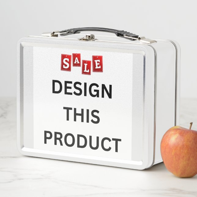 VENTA! Lunchbox metalizado - Blanco - Personalizad (In situ)