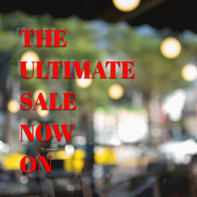 Venta moderna en ventana de tienda Calcomanía para (Subido por el creador)