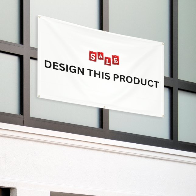 VENTA! Pancarta - 4'x6' - Al aire libre con pechos (Edificio exterior)