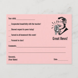 VENTA - PERSONALIZADO Nota para el profesor - Rosa