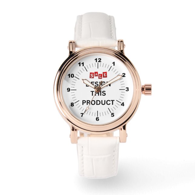 VENTA! Reloj femenino - Rosa de oro - Personalizad (Anverso)