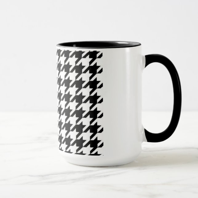 VENTA - TAZA DE CAFÉ DE HOUNDSTOOTH (Derecha)