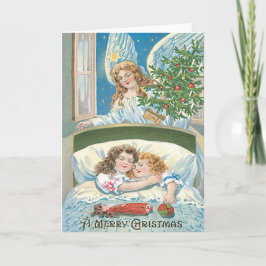 Ventana Árbol de Navidad de Ángel Dormido para Niñ