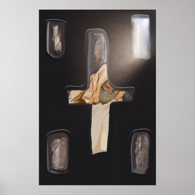 Ventana Cruciforme silenciosa, impresión de Apuest (Frente)