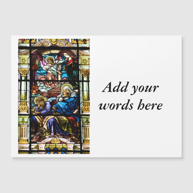 Ventana de Cristal Manchado de Jesús (Anverso)