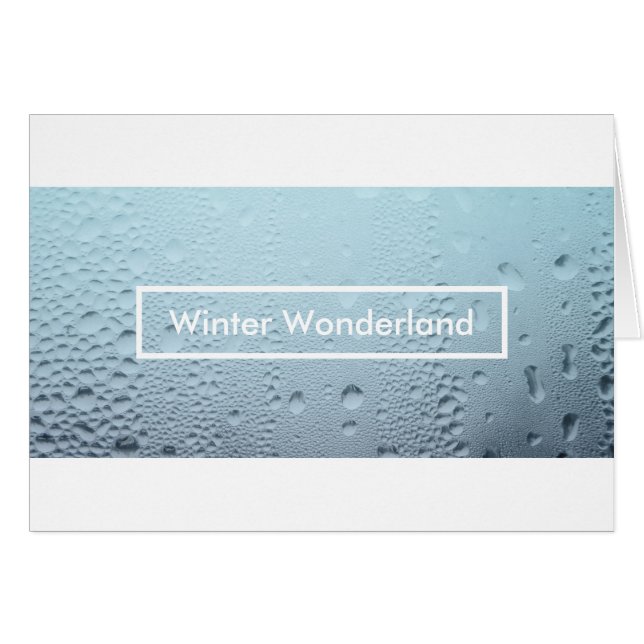 ventana de fiesta de invierno de wonderland (Anverso (Horizontal))