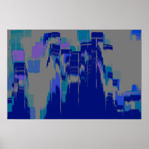 "Ventana de golpe de lluvia" Arte geométrico