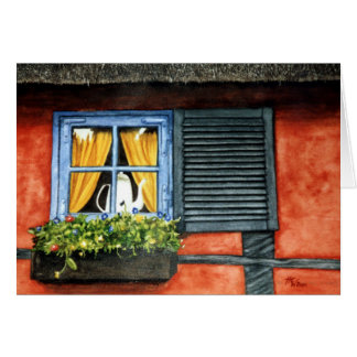 Ventana de la cabaña