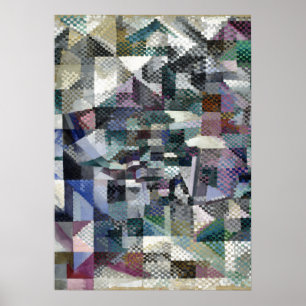 Ventana de pintura de arte de resumen de resumen d