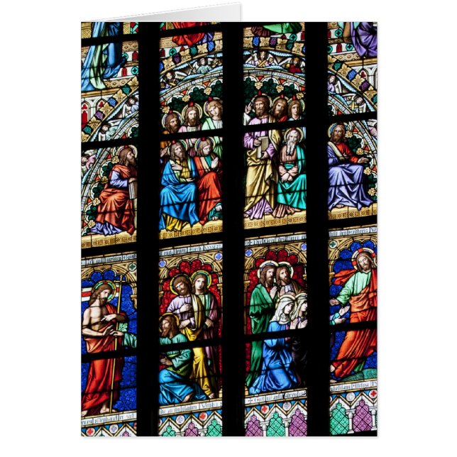 Ventana de vidrio manchado de color 1/3 (Frente)