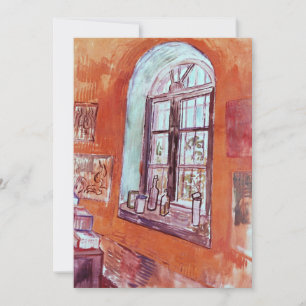 Ventana del estudio de Vincent van Gogh en el asil