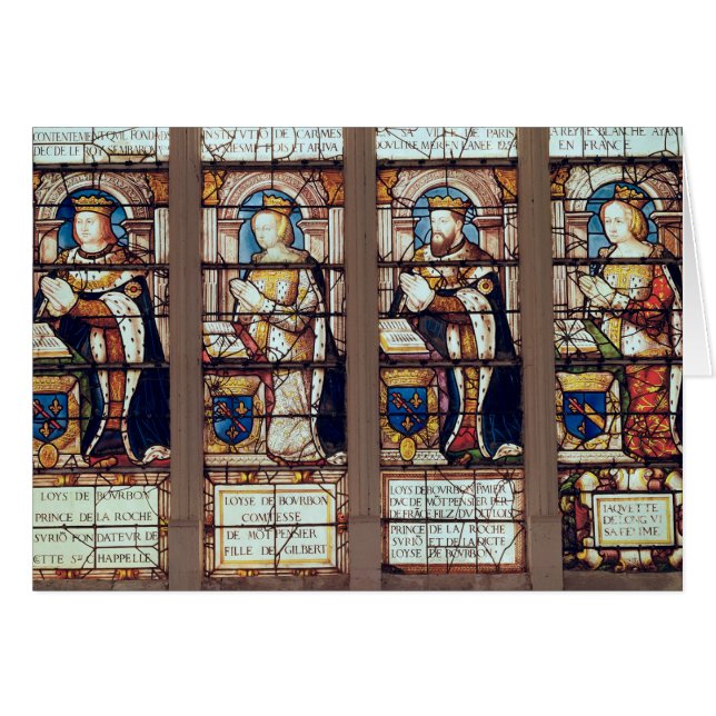 Ventana que representa a Louis de Borbón (Anverso (Horizontal))
