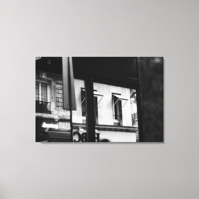 Ventanas de atmósfera parisina y lienzo de reflexi (Anverso)