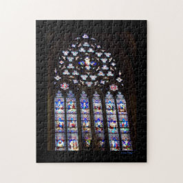 'Ventanas de vidrio manchado' Rompecabezas