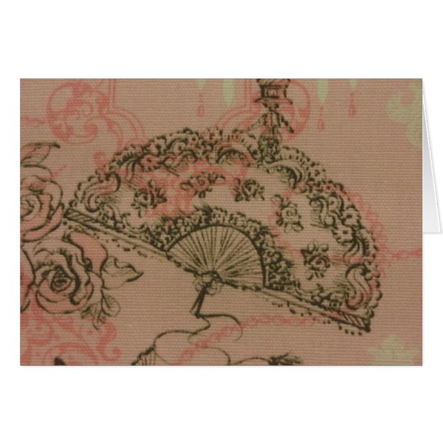 Ventilador antiguo de encaje (Anverso (Horizontal))