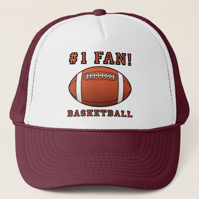Ventilador de baloncesto Gorra de pelota de balonc (Anverso)