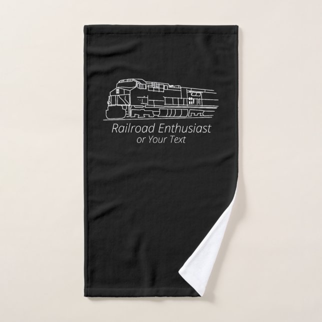 Ventilador de la locomotora del tren diesel Entusi (Toalla de mano)