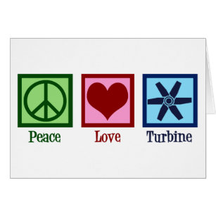 Ventilador de Turbine Love Peace