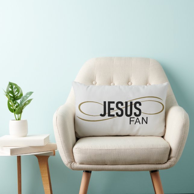 Ventilador Jesús con Cojín decorativo Lumbar Swirl (Silla)
