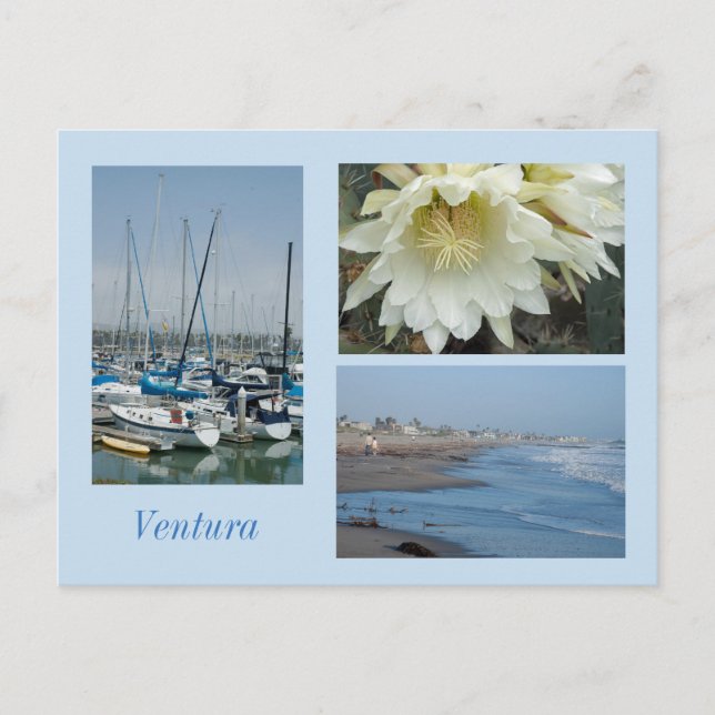 Ventura, tarjeta postal de plantilla de fotos de C (Anverso)