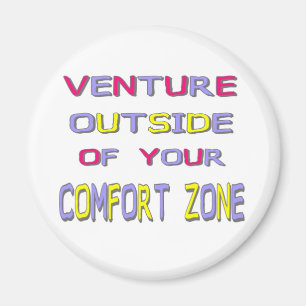 Venture Fuera De Su Imán De Zona De Confort (Blanc