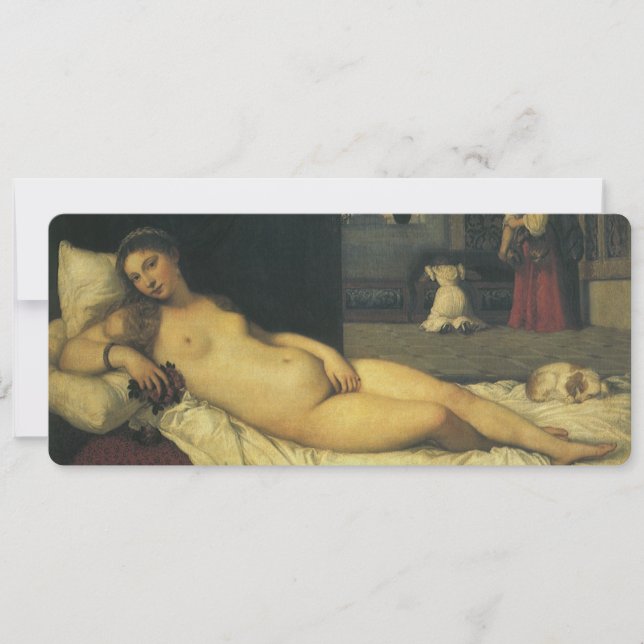 Venus de Urbino por Tiziano, arte renacentista (Anverso)