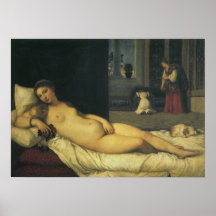 Venus de Urbino por Tiziano, arte renacentista