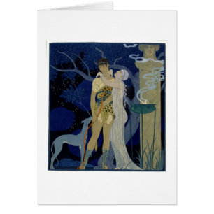 Venus y Adonis (litho del color)