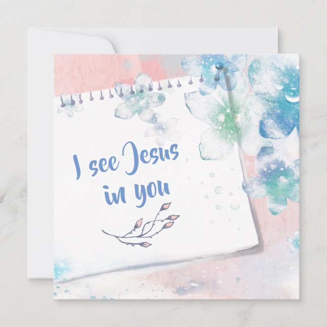 Veo a Jesús en ti (Anverso)