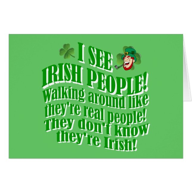 Veo irlandeses (Anverso (Horizontal))