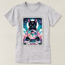 Veo La Camiseta De La Tarjeta Tarot Del Gato