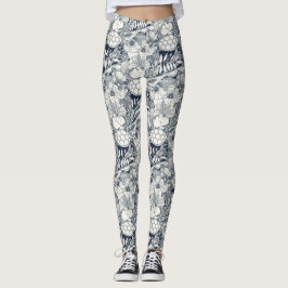 Veo las leggings índigo de Hawaii