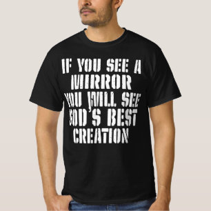 Ver a Dios en el Espejo Camiseta Cristiana Inspira