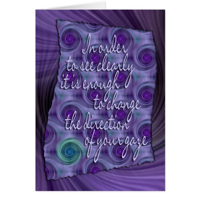 ver claramente - sabiduría (Frente)