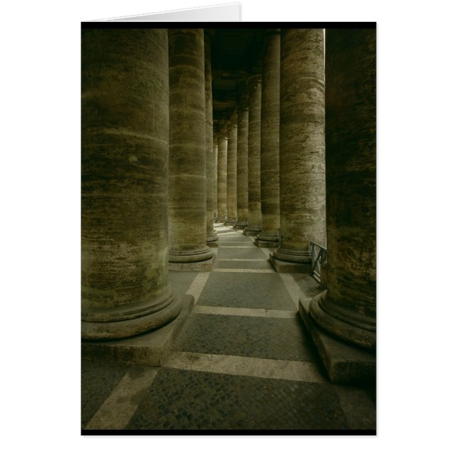 Ver dentro de la columnata (Frente)