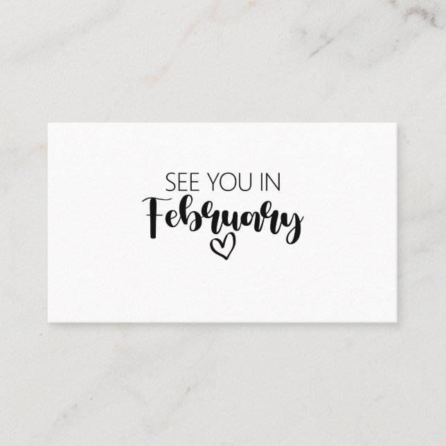 Ver En Febrero Invitación De Embarazo (Anverso)