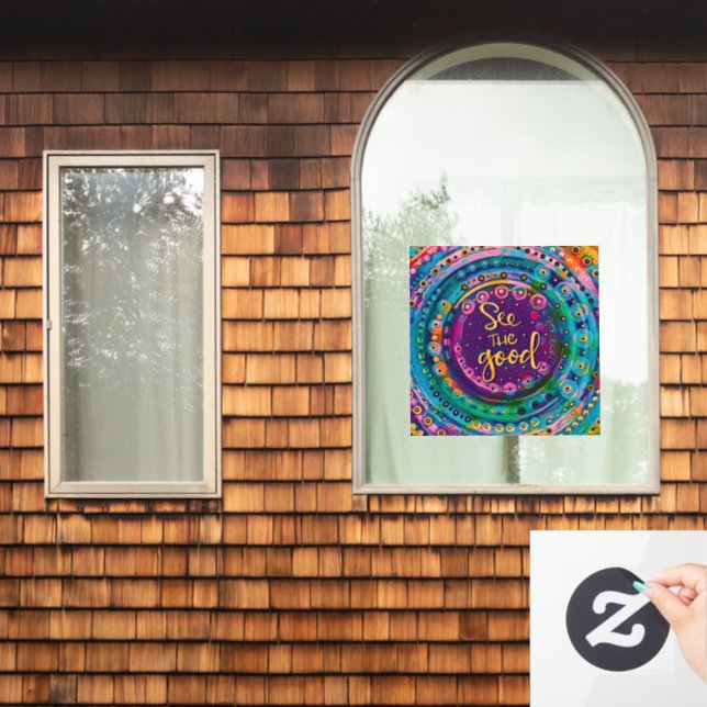 Ver la buena “Inspirivity” calcomanía para ventana (Ventana de inicio)