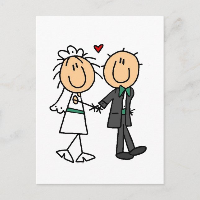 Ver la figura de la novia y las invitaciones del g (Anverso)