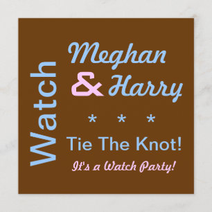 Ver la invitación de la boda de Harry y Meghan