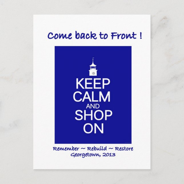 Ver la postal conmemorativa de Georgetown SC (Anverso)