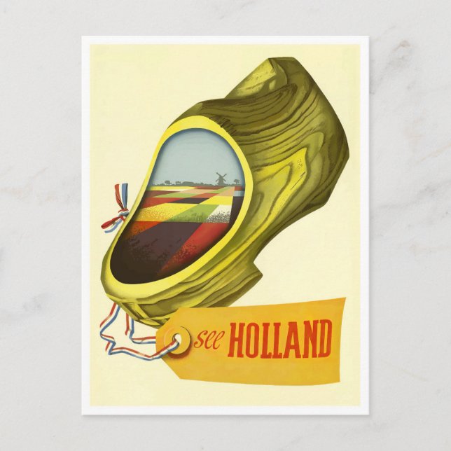 Ver la postal de viaje de la cosecha de Holanda (Anverso)